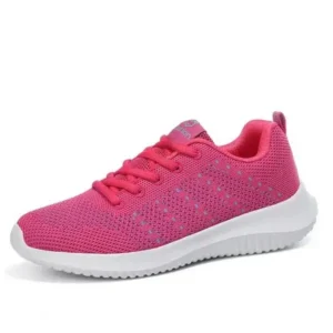 Doiljoi Women Leisure Lace Up Sneakers Shoes