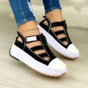 Doiljoi Creative Cutout Platform Sneakers