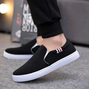 Doiljoi Men Casual Breathable Flat Canvas Shoes