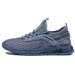 Doiljoi Men Casual Breathable Hollow Mesh Soft Sole Sports Shoes