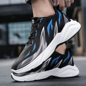 Doiljoi Men Fashion Color Matching Breathable Running Sneakers