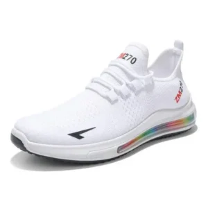 Doiljoi Men'S Casual Rainbow Bottom Air Cushion Running Sneakers