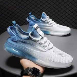 Doiljoi Men'S Fashion Jelly Bottom Mesh Breathable Sneakers